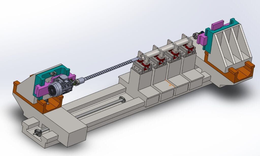 Designing a Horizontal Boring Machine in 3D: Concepts
