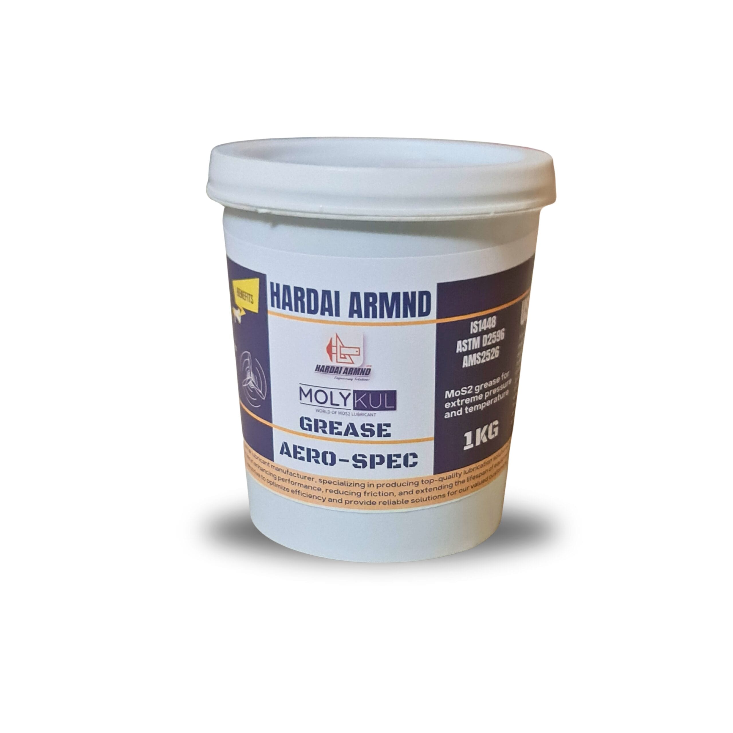 MolyKul Aero-Spec 500 (MKG AS500 NG2) – MoS2 Anti-Seize Aerospace grease – 500 Deg C