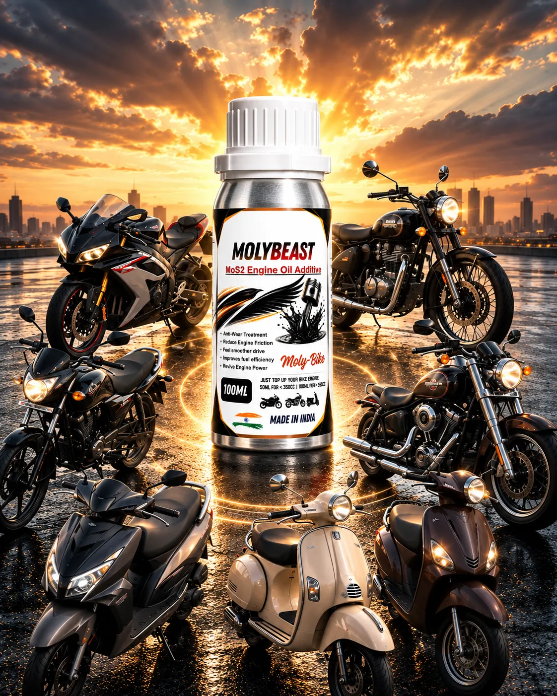 Hardai ARMND MolyBeast MoS2 Engine Oil Additive Jaipur