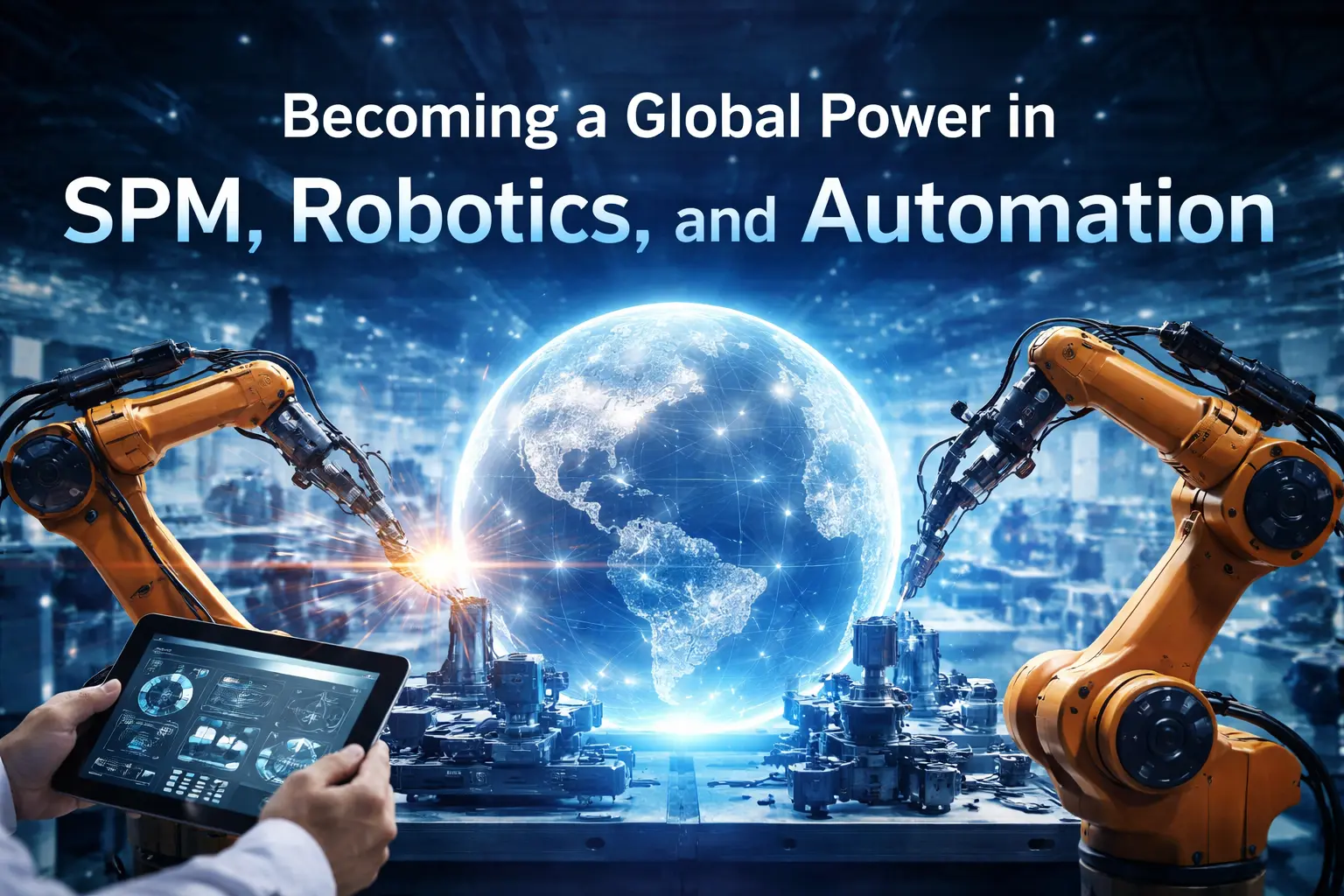 The Future of Indian Industry Becoming a Global Power in SPM, Robotics, and Automation The Future of Indian Industry Becoming a Global Power in SPM, Robotics, and Automation