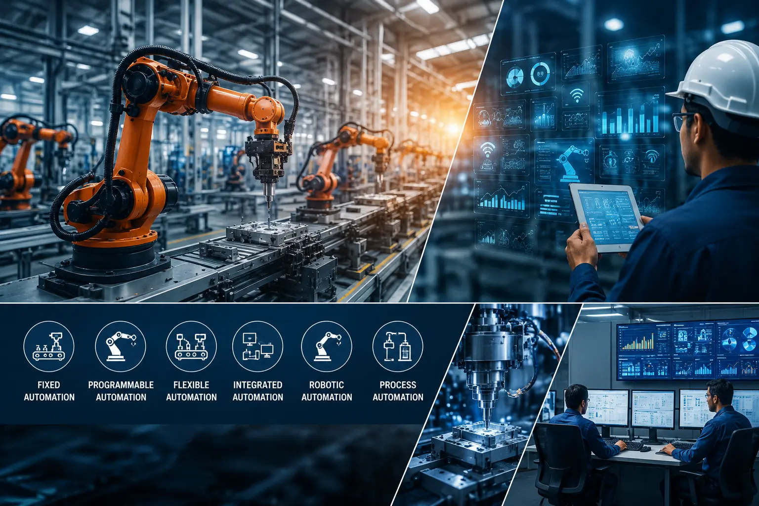 Types of Automation Systems in Manufacturing A Complete Guide for Indian Manufacturers Types of Automation Systems in Manufacturing A Complete Guide for Indian Manufacturers