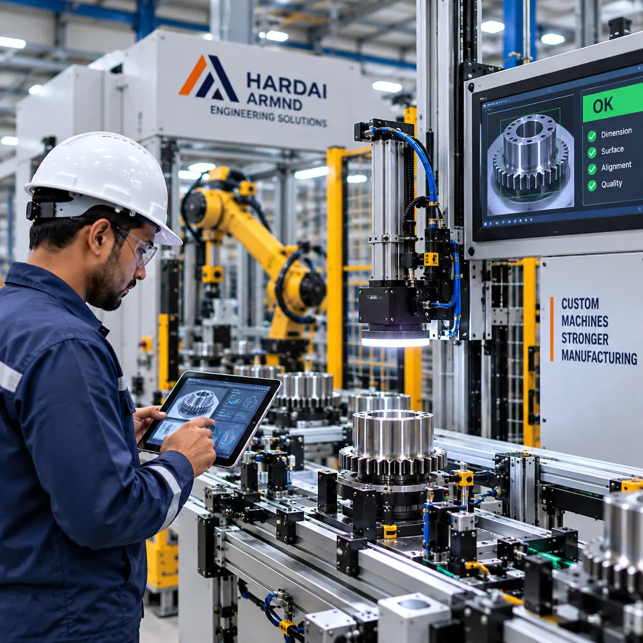 The Complete Guide to Custom Machine Design and Manufacturing by Hardai ARMND